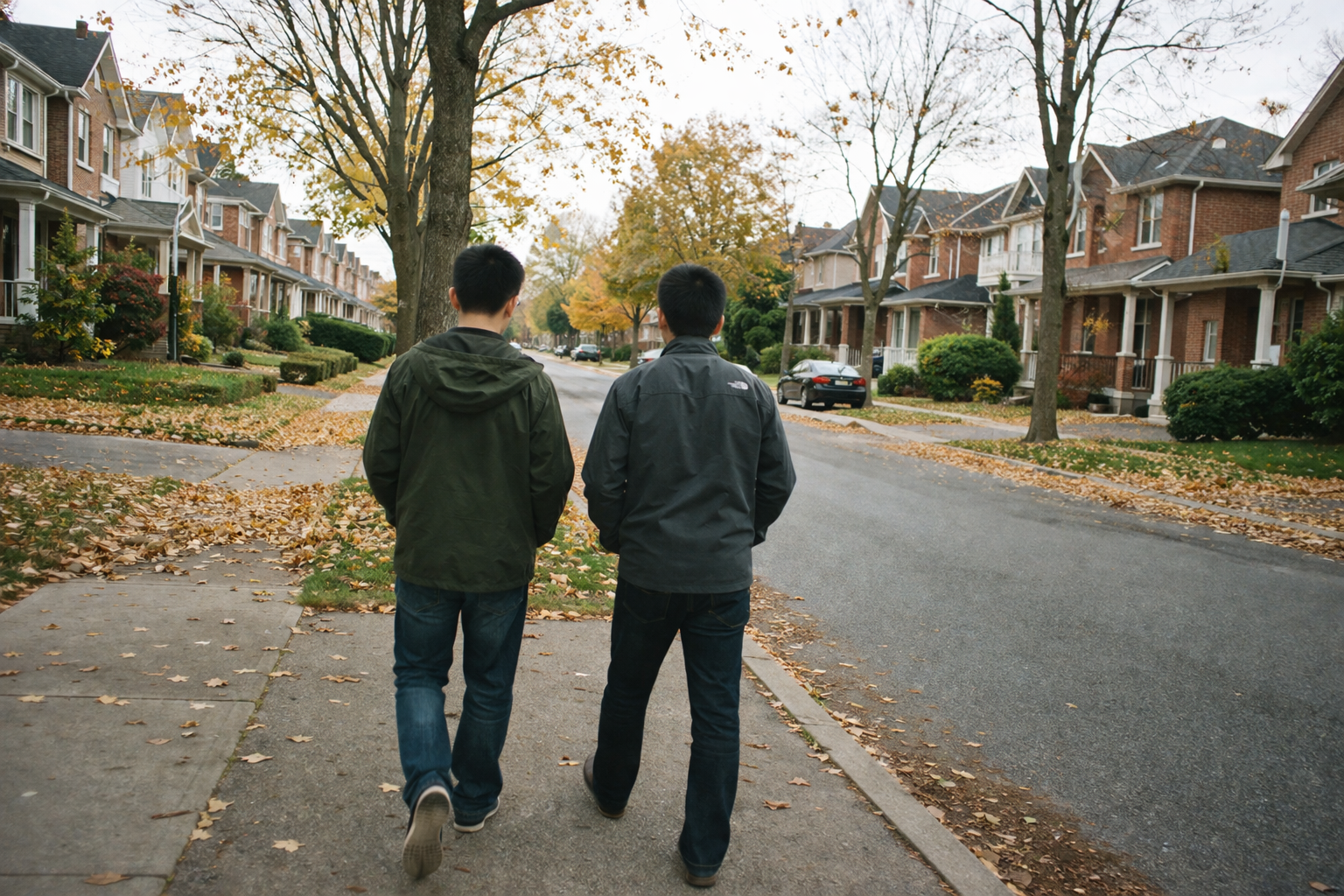 Nigel and Jun at a property